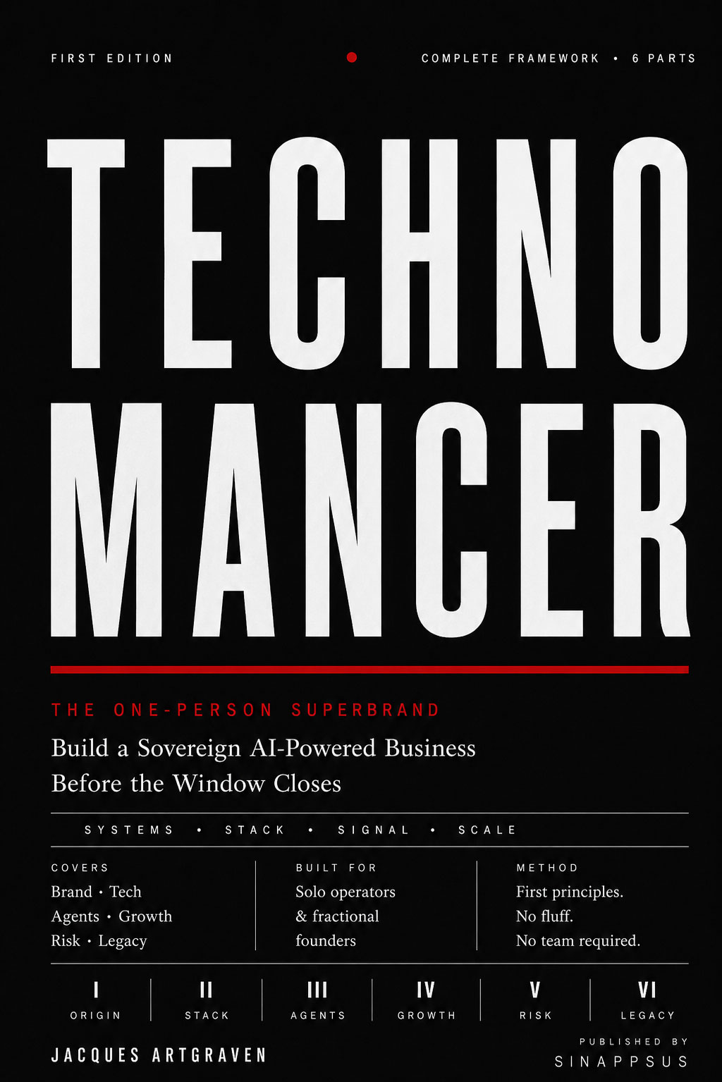 TECHNOMANCER — The One-Person Superbrand book cover